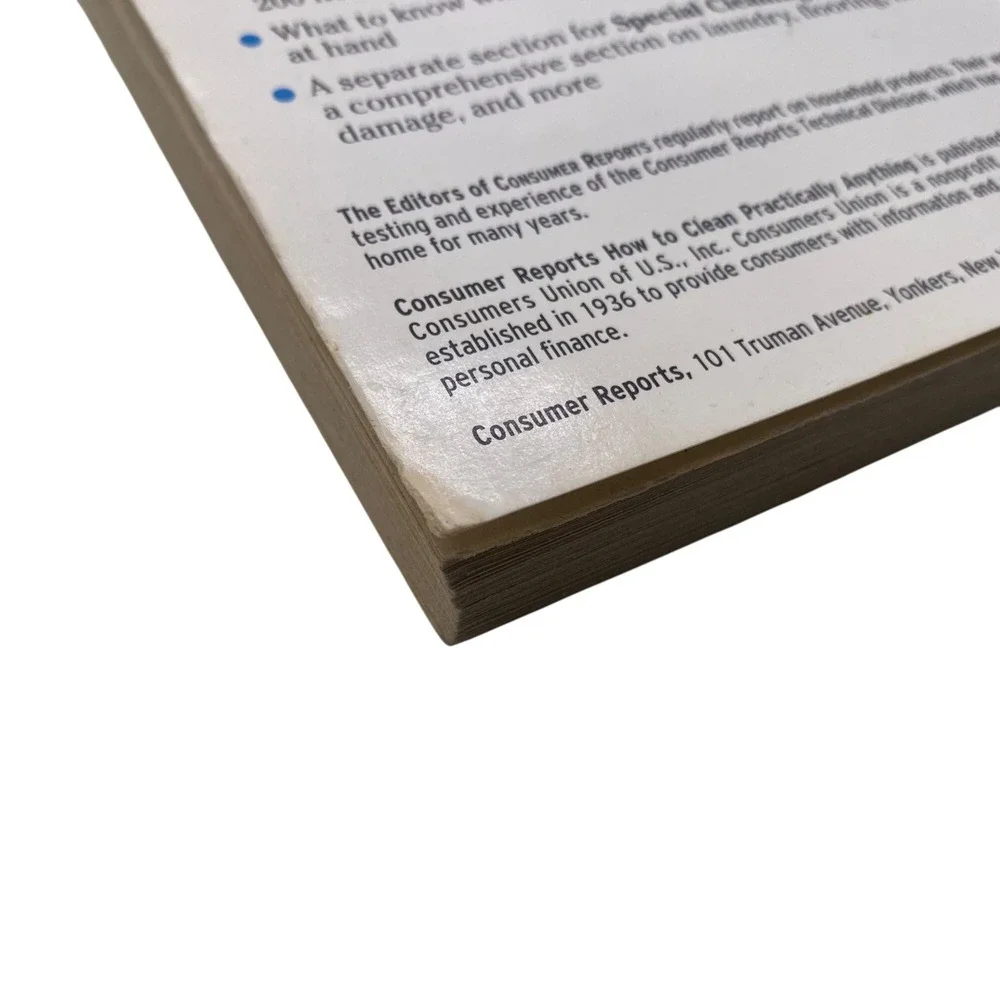 How‎ To Clean Practically Anything Paperback Book By Consumer Reports